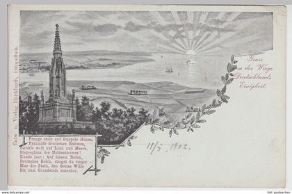 (114042) AK Düppel, Dybbøl Sogn, Siegesdenkmal 1902