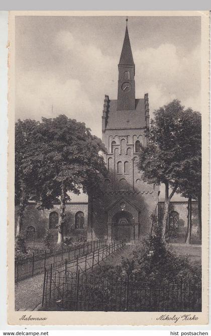 (45594) AK Aabenraa, Apenrade, Nikolajkirche, vor 1945