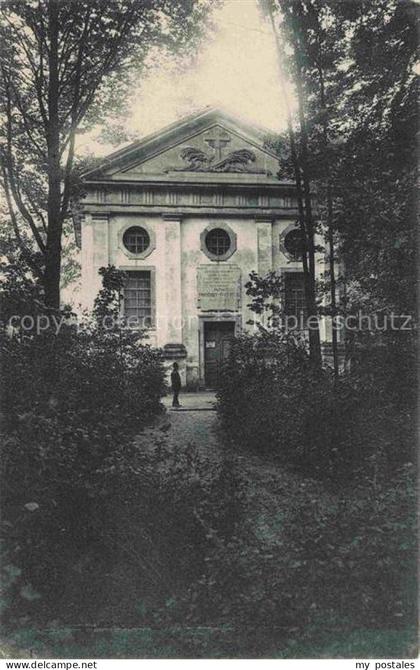Altzella Nossen Mausoleum Park Kloster Kapelle Baeume Eingang Kreuz Nossen