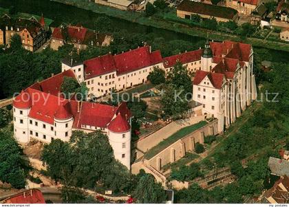 Nossen Schloss Nossen Fliegeraufnahme