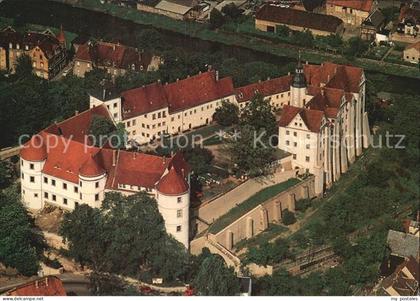 Nossen Schloss Nossen Fliegeraufnahme