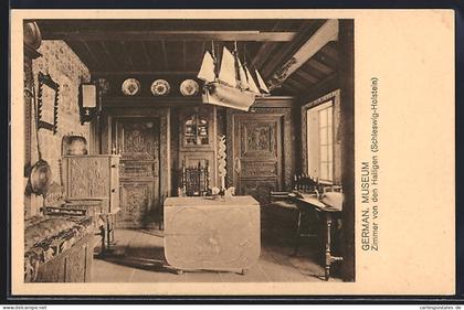AK Nürnberg, Germ. Museum-Zimmer von den Halligen (Schleswig-Holstein)