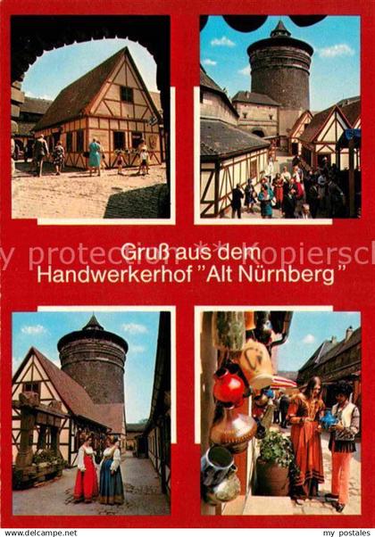 Nuernberg Handwerkerhof Altstadt Nuernberg