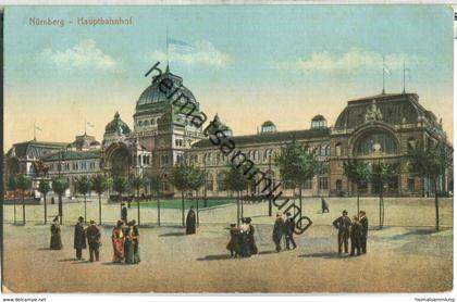 Nürnberg - Hauptbahnhof - Verlag Hermann Martin Nürnberg - Feldpost