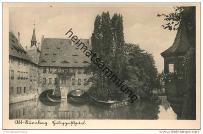 Nürnberg - Heiliggeistspital - Foto-AK - Verlag Liebermann & Co. Nürnberg 40er Jahre