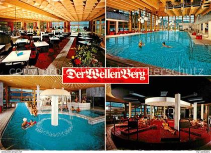 Oberammergau Alpenbad Der Wellen Berg Restaurant Hallenbecken Solarium