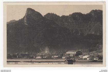 Oberammergau old postcard Oberammergau Passionsspiele slogan postmark 1930 b181215