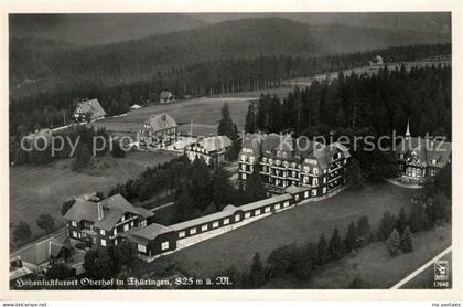Oberhof Thueringen Genesungsheim Oberhof Fliegeraufnahme