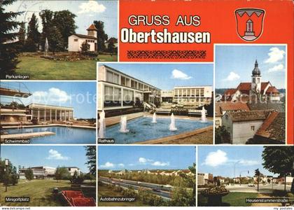 Obertshausen Parkanlagen Schwimmbad Minigolfplatz Heusenstammerstrasse