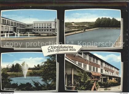 Obertshausen Rathaus Schwimmbad Gruenanlage Schule