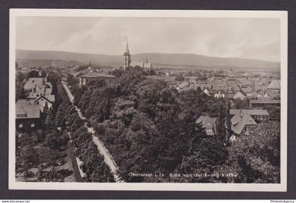 Vintage postcard Oberursel Taunus view from Evangelical Church Hesse Germany