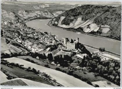 Oberwesel Rhein Oberwesel Ruine Schoenberg Fliegeraufnahme