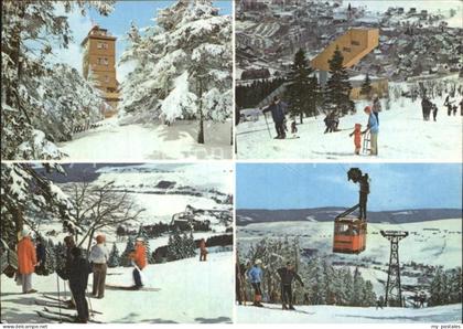 Fichtelberg Oberwiesenthal Meterologische Station Blick nach Oberwiesenthal Spru