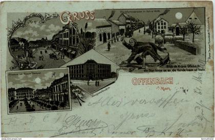 Gruss aus Offenbach - Litho