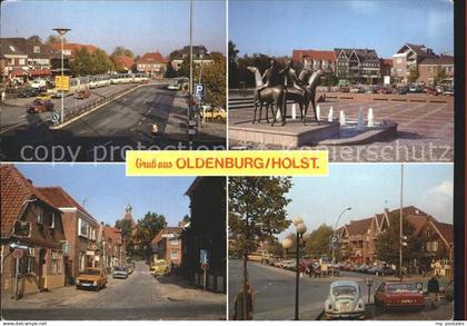 Oldenburg Holstein Teilansichten Bronzeskulptur