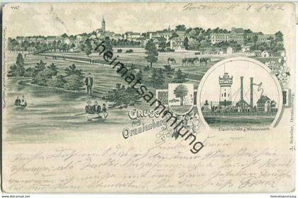 Oranienburg - Electricitäts Wasserwerk - Verlag Rosenblatt Frankfurt