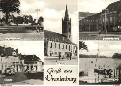 Oranienburg PdF Ev Kirche Comenius Schule Bahnhof Lehnitz See