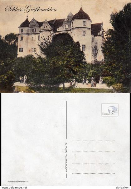 Ansichtskarte Großkmehlen-Ortrand Schloss Großkmehlen 1910 Neudruck 2018