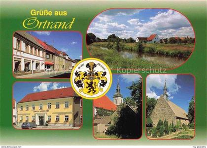 Ortrand Bahnhofstrasse An-der-Pulsnitz Loewen-Apotheke St.-Barbara-Kirche St.-Ja