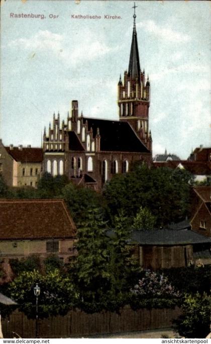 CPA Kętrzyn Rastenburg Ostpreußen, Katholische Kirche