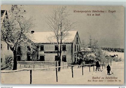01773 O8242 Schellerhau 1915 - Gasthaus zu Schellerhau Bes Bruno Ideler ... - 13176722