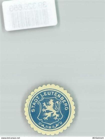 07338 O6804 Leutenberg , Thür Siegelmarke Stadt Leutenberg - 39326656