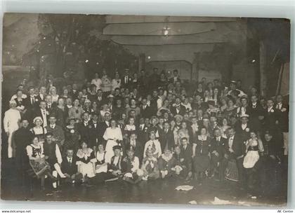 09419 O9377 Thum 1921 Foto AK Kostümfest Ort handschriftlich - 10701659
