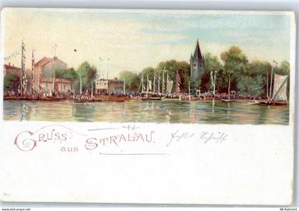 10115 O1020 Friedrichshain Lithographie / Künstlerkarte Stralau - 51530254