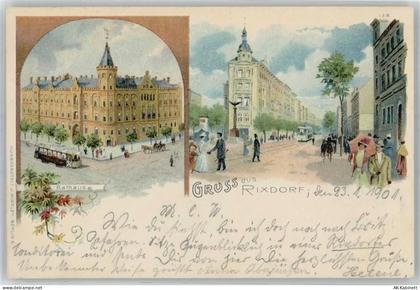 10115 W1000 Rixdorf 1901 Lithographie / Künstlerkarte Gruß aus Rixdorf R... - 51531278