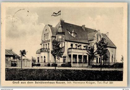 14641 O1550 Nauen , Havelland 1907 Foto AK Schützenhaus - 13666750