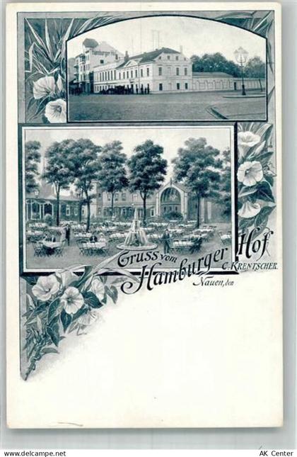 14641 O1550 Nauen , Havelland - Gasthaus Hamburger Hof Gartenwirtschaft... - 13663907