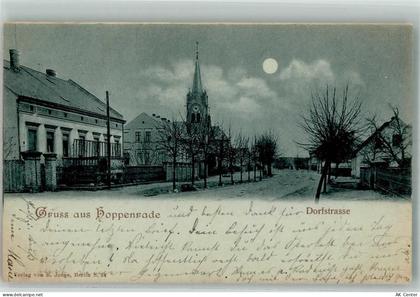 14641 O1551 Hoppenrade b Nauen Mondschein Dorfstrasse - 13664147