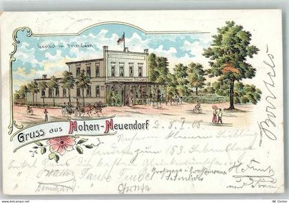 16540 O1406 Hohen Neuendorf 1905 Lithographie Gasthaus Iwert - 13639889