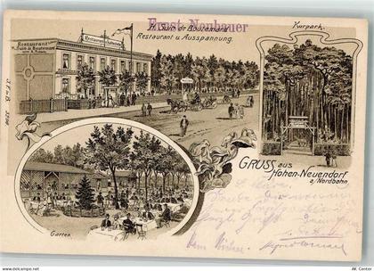 16540 O1406 Hohen Neuendorf 1907 Lithographie Gasthaus Ausspannung H, Su... - 13638868