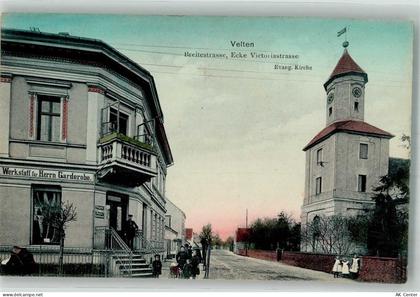 16727 O1420 Velten 1909 - Breitestrasse Ecke Victoriastrasse Herrenschne... - 13669129