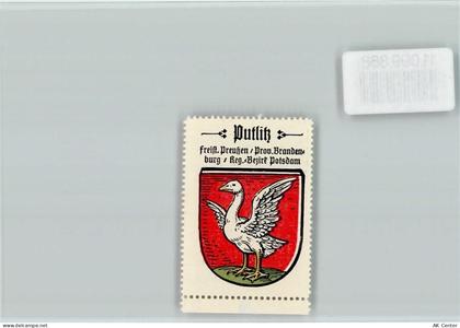 16949 O1923 Putlitz - Vignette Wappen Kaffee Hag ca 1920-1940 Gans - 11099868