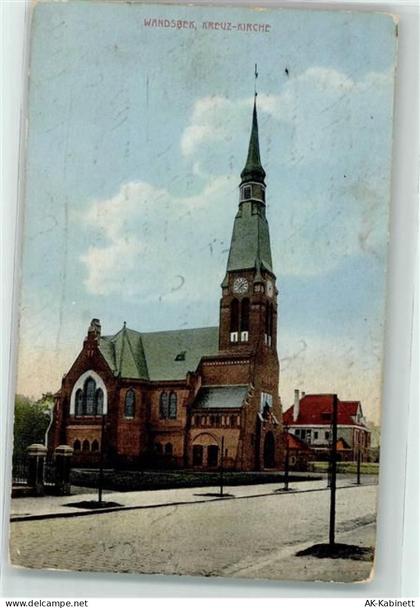 20095 W2000 Wandsbek 1914 - Kreuz Kirche - 39210875