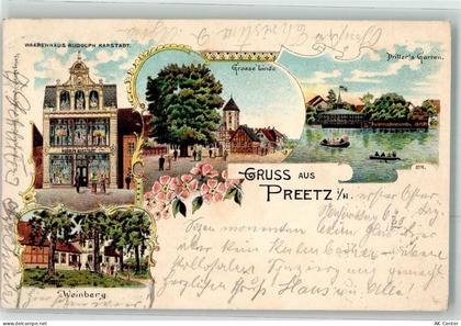 24211 W2308 Preetz , Holst Lithographie Warenhaus Rudolph Karstadt Große... - 13621423