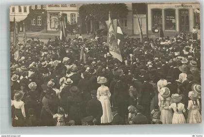 25821 W2257 Bredstedt 1912 Foto AK Sängerfest Gruppenbild Ort handschrif... - 13662744
