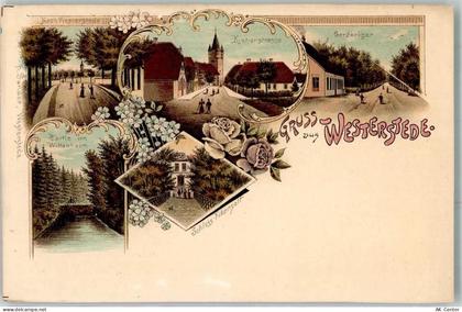 26655 W2910 Westerstede Lithographie Kirchenstraße Gerdkröger Wittenheim... - 13622009