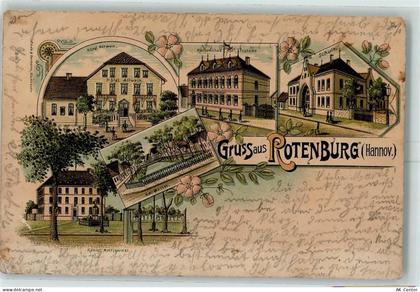 27356 W2720 Rotenburg (Wümme) 1900 Karte beschädigt Hotel Altwein Kaiser... - 13418908