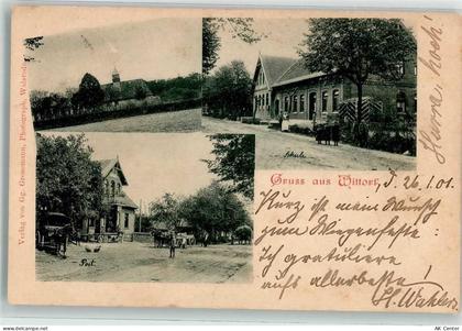 27374 W2722 Wittorf , Kr Rotenburg, Wümme 1901 Foto AK Dorfstraße Dorfga... - 13627968