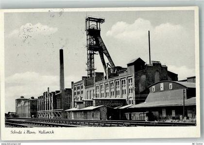 31319 W3163 Sehnde Foto AK Kaliwerk Förderturm - 13586067