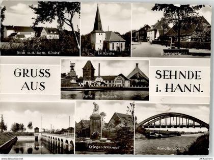 31319 W3163 Sehnde - Kath. Kirche Ev. Kirche Kaliwerk Mittellandkanal Br... - 52151712