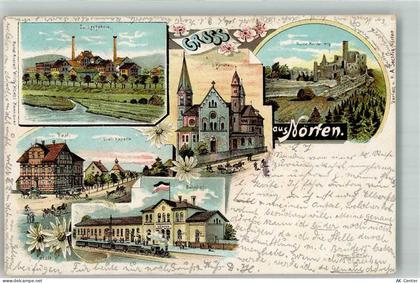 37176 W3412 Nörten-Hardenberg 1899 Lithographie Post Zuckerfabrik Bahnho... - 13672235