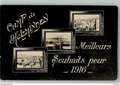 37603 W3450 Holzminden 1916 Gebrauchsspuren Camp de Holzminden Kriegsged... - 13648259
