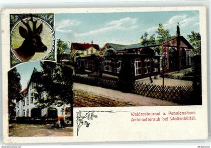 38300 W3340 Wolfenbüttel , Niedersachs Lithographie Waldgasthaus Pension... - 51862579