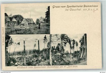38678 W3392 Clausthal-Zellerfeld - Sperberhaier Dammhaus Windbruch 17. J... - 13606888
