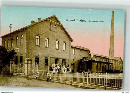 39629 O3592 Bismark Altmark Foto AK Konservenfabrik - 13632509
