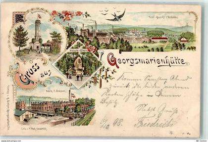 49124 W4504 Georgsmarienhütte 1898 Gebrauchsspuren Aussichtsturm Holste ... - 13626662